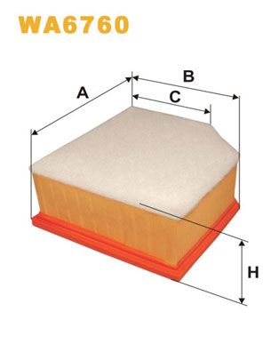 WIX FILTERS Õhufilter WA6760